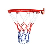 Uutvmp Children's Suspended Indoor and Outdoor Basketball Wall Mounted Goal Frame Ring 12.6inch Diameter Basketball Frame+ Net